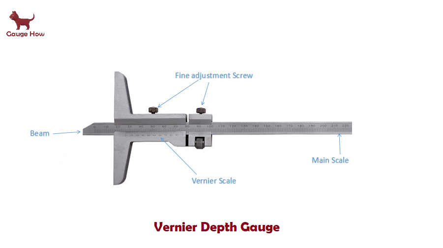 vernier depth gauge parts